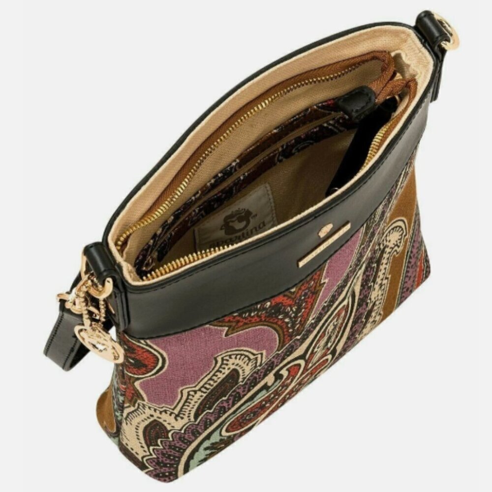 Spartina 449 Cora Hipster Paisley Crossbody Bag NWT - Picture 7 of 15
